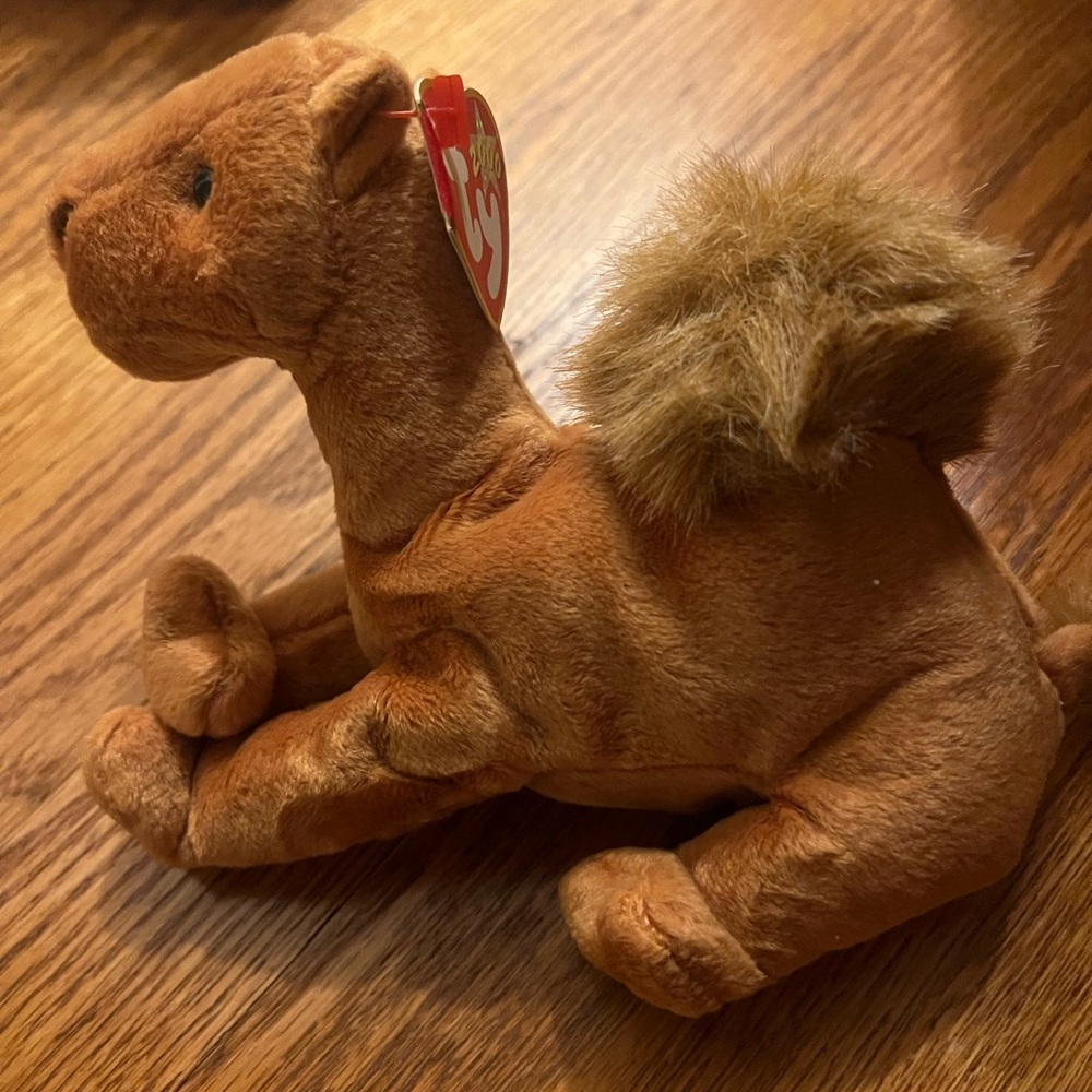 Brown Camel Plush Toy - Ty Beanie Buddies Style